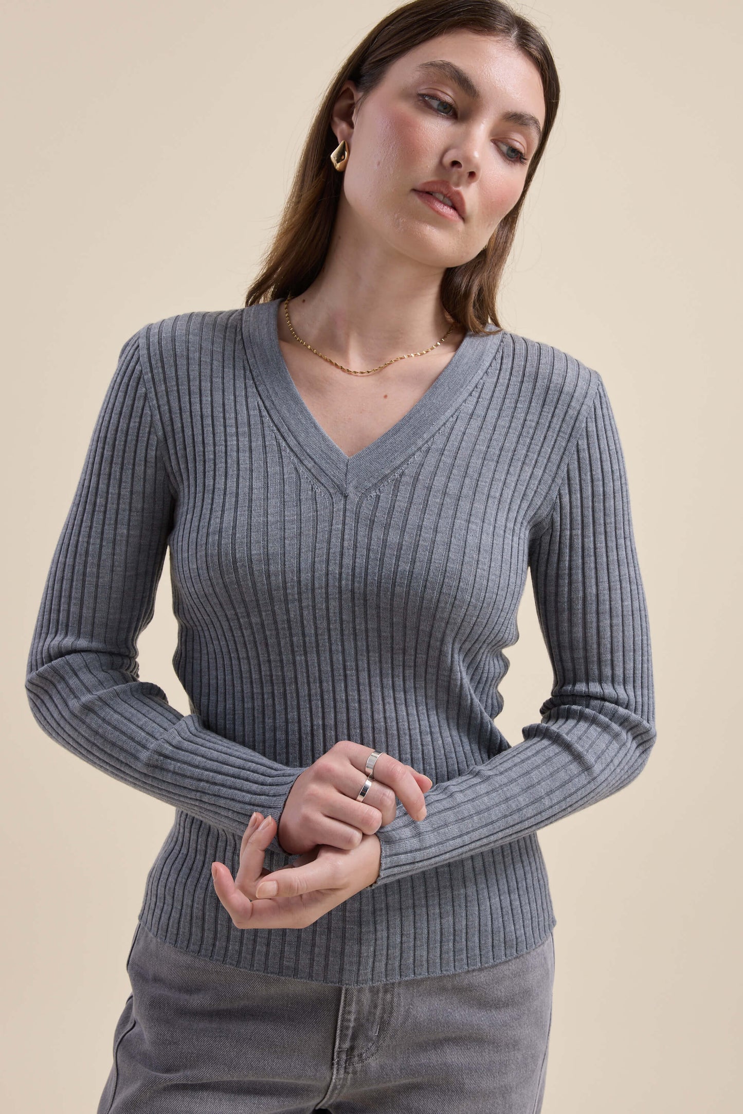 Elementary ZQ Merino V Neck Top
