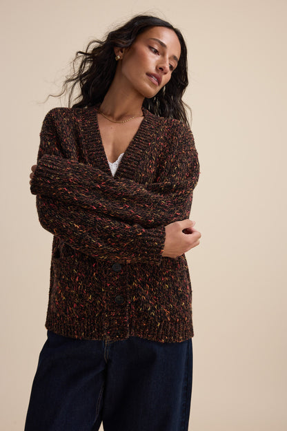 Elementary Oversized Merino Blend Cardigan