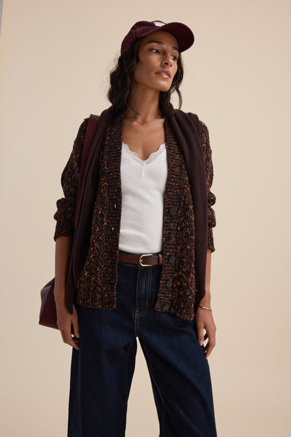 Elementary Oversized Merino Blend Cardigan