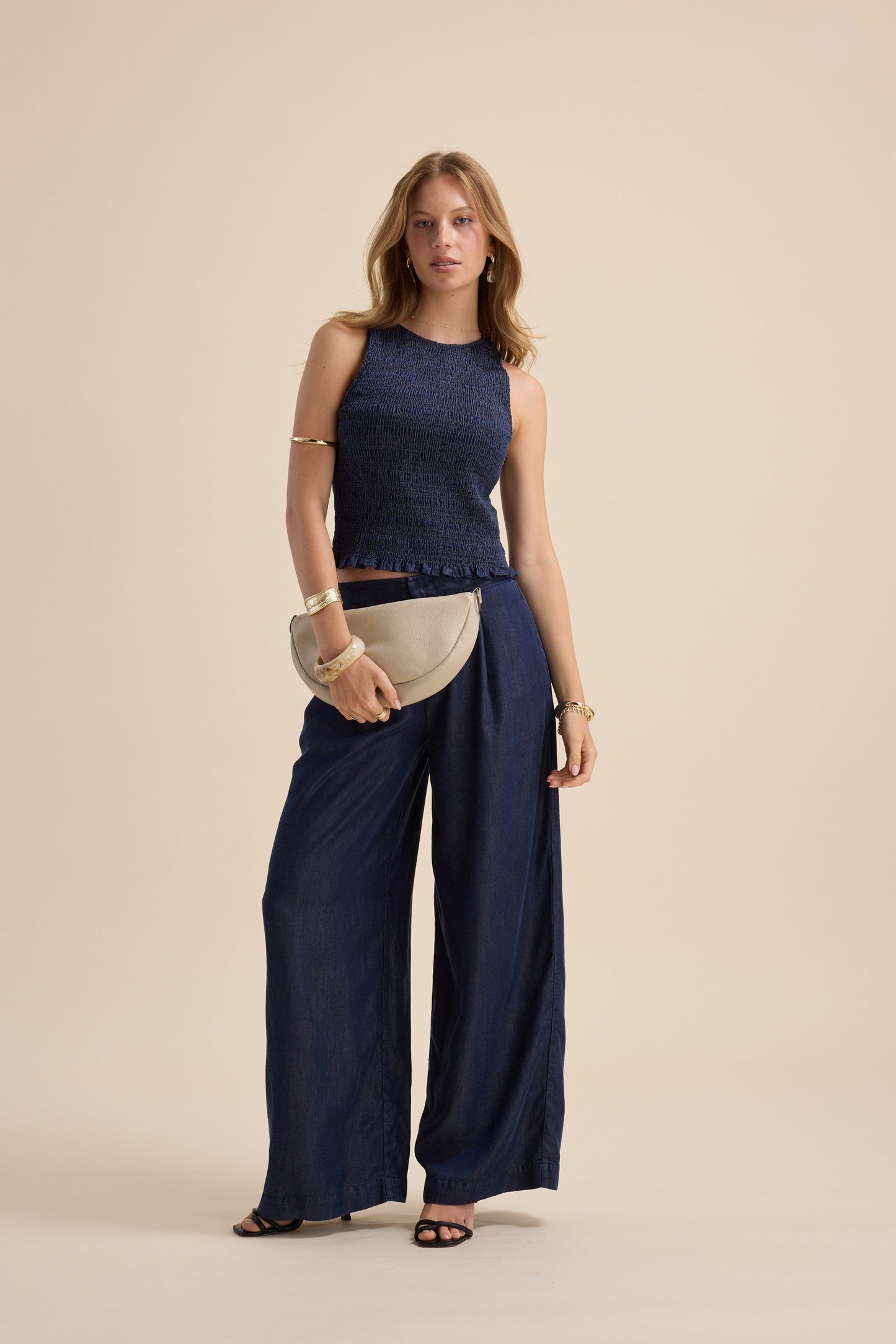 Elementary Shirred Top
