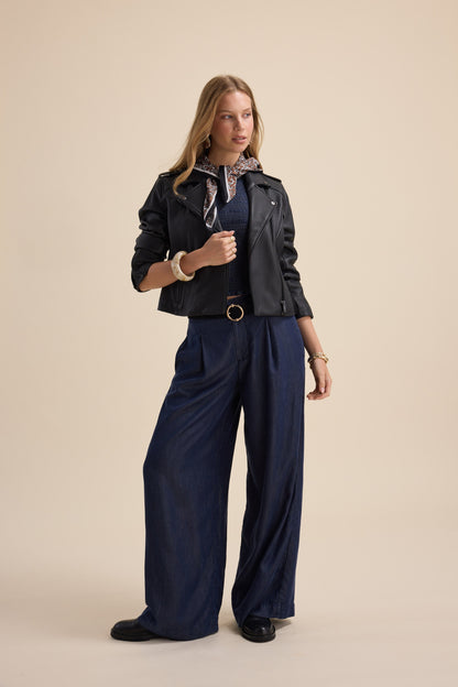 The Perfect Leather Biker Jacket