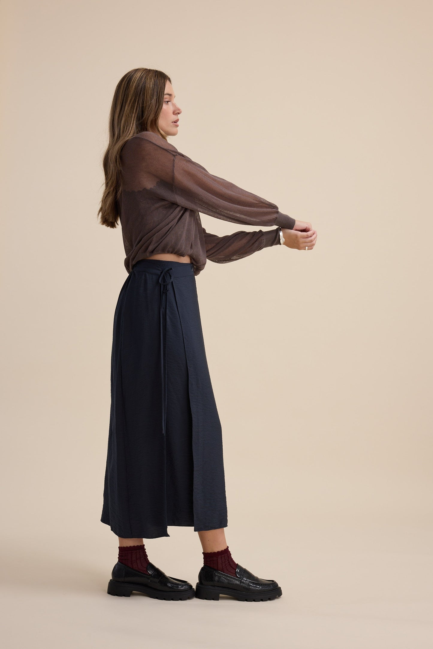 Elementary Wrap Detail Skirt