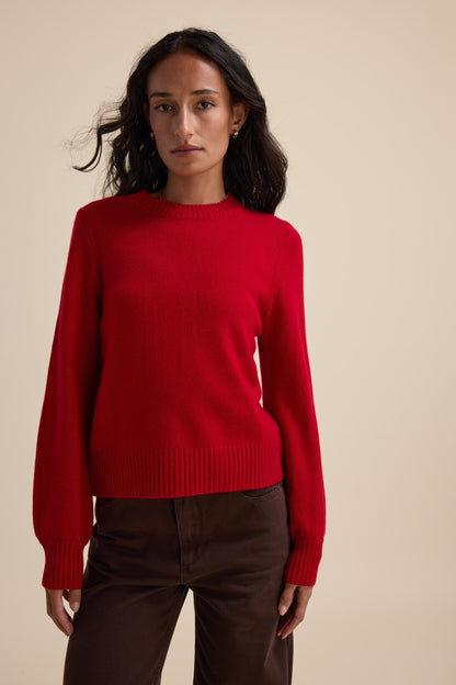 Elementary Cashmere Blend Crew Neck Sweater