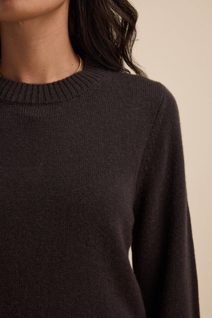 Elementary Cashmere Blend Crew Neck Sweater