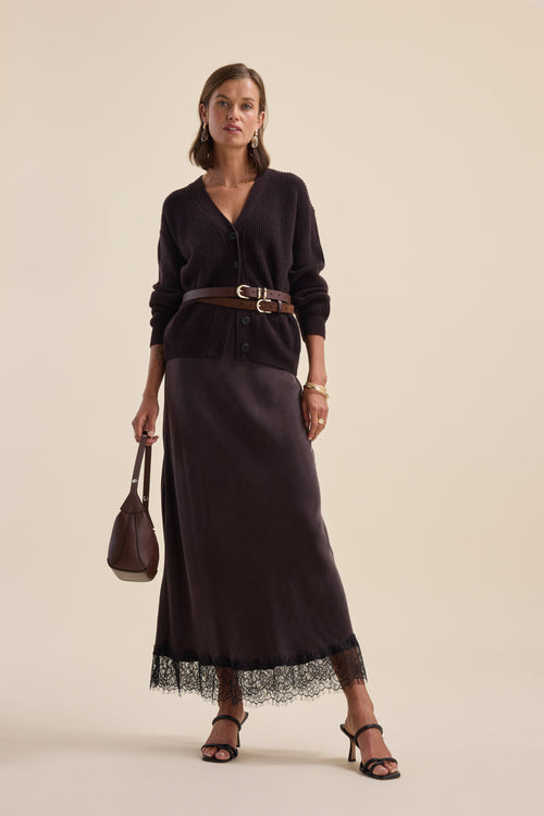 Elementary Cashmere Blend Cardigan