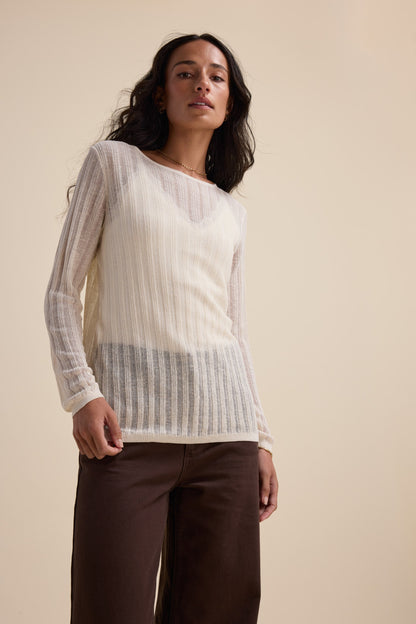 Elementary Knitted Layering Top