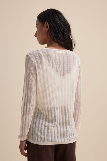 Elementary Knitted Layering Top
