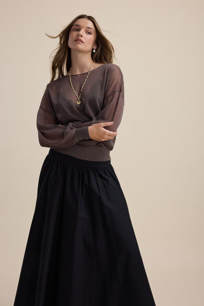 Addie Sheer Knitted Top