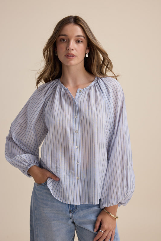 Vivian Button Front Blouse