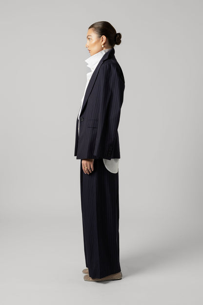 The Pleat Detail Wide Leg Pants