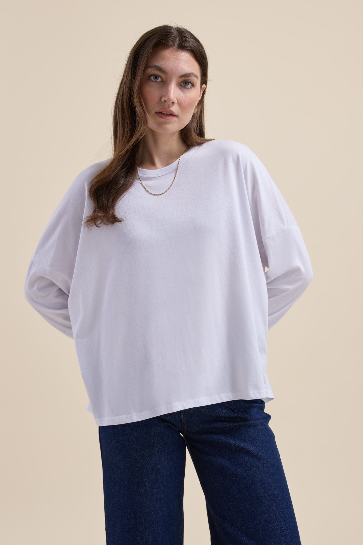 Elementary Slouchy Long Sleeve Tee