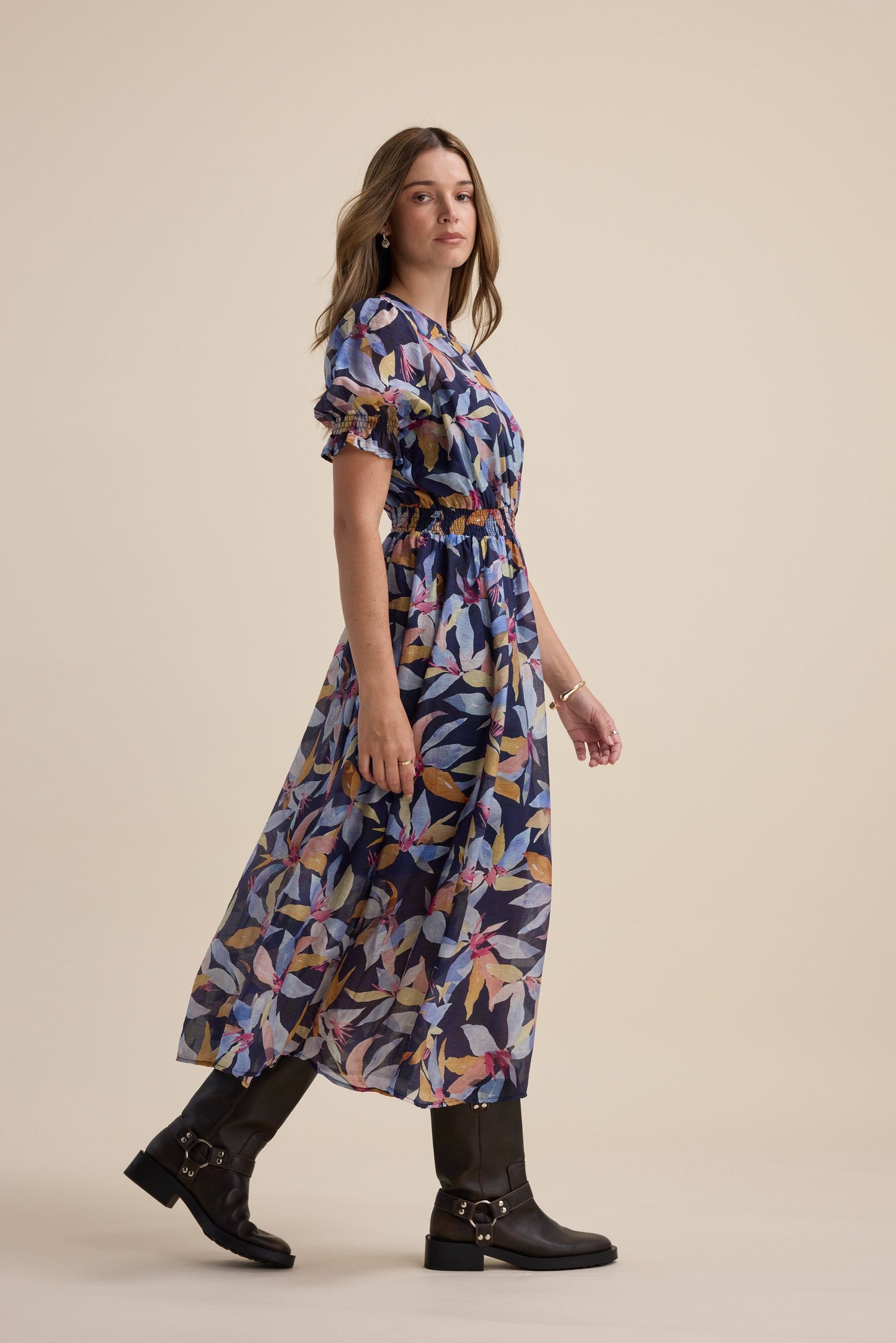 Ava Gather Waist Dress