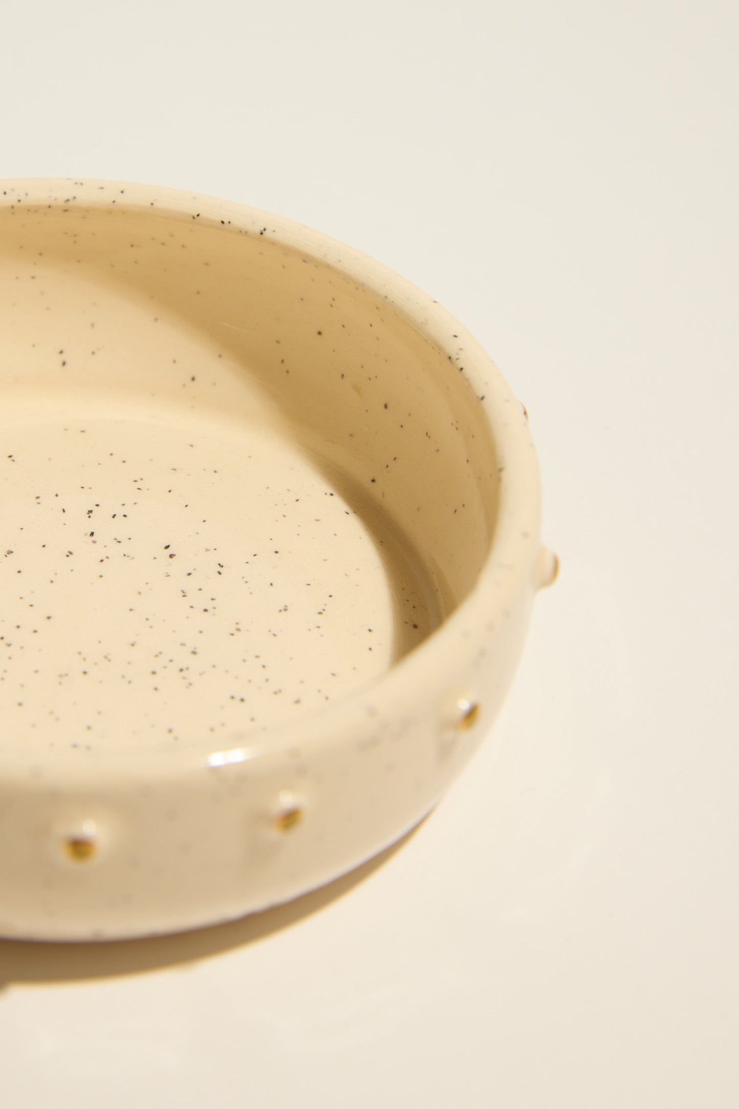 Magnolia Lane Gold Trim Ring Bowl