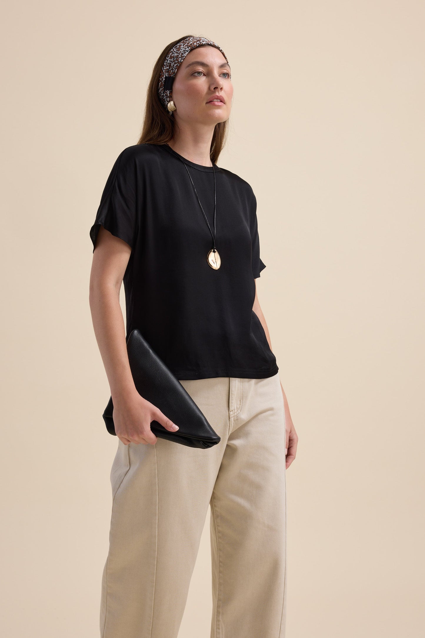 The Satin Shell Top