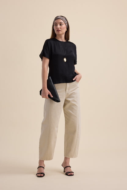 The Satin Shell Top