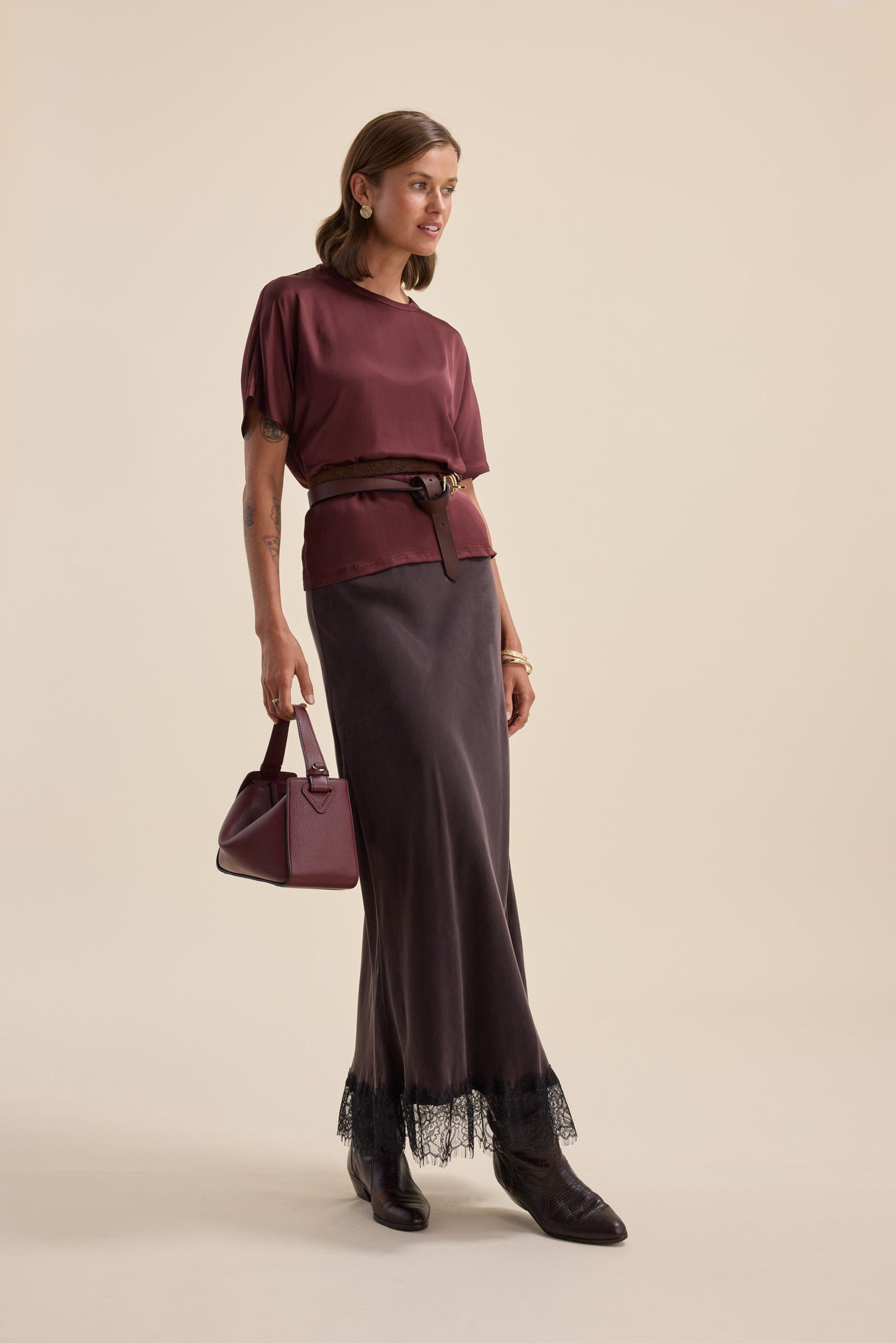 The Satin Shell Top
