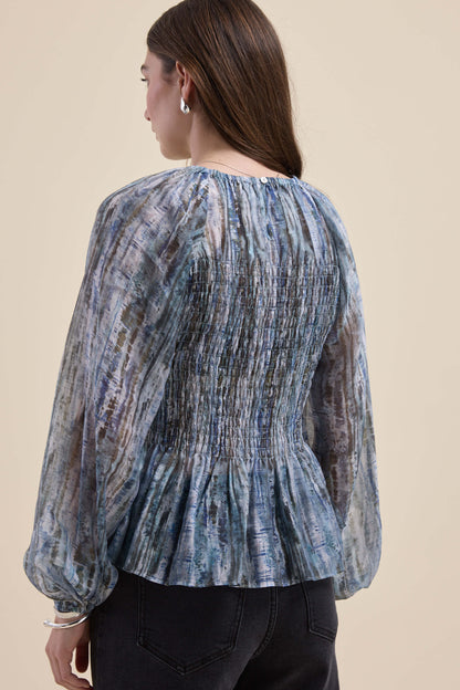 Mitch Shirred Top