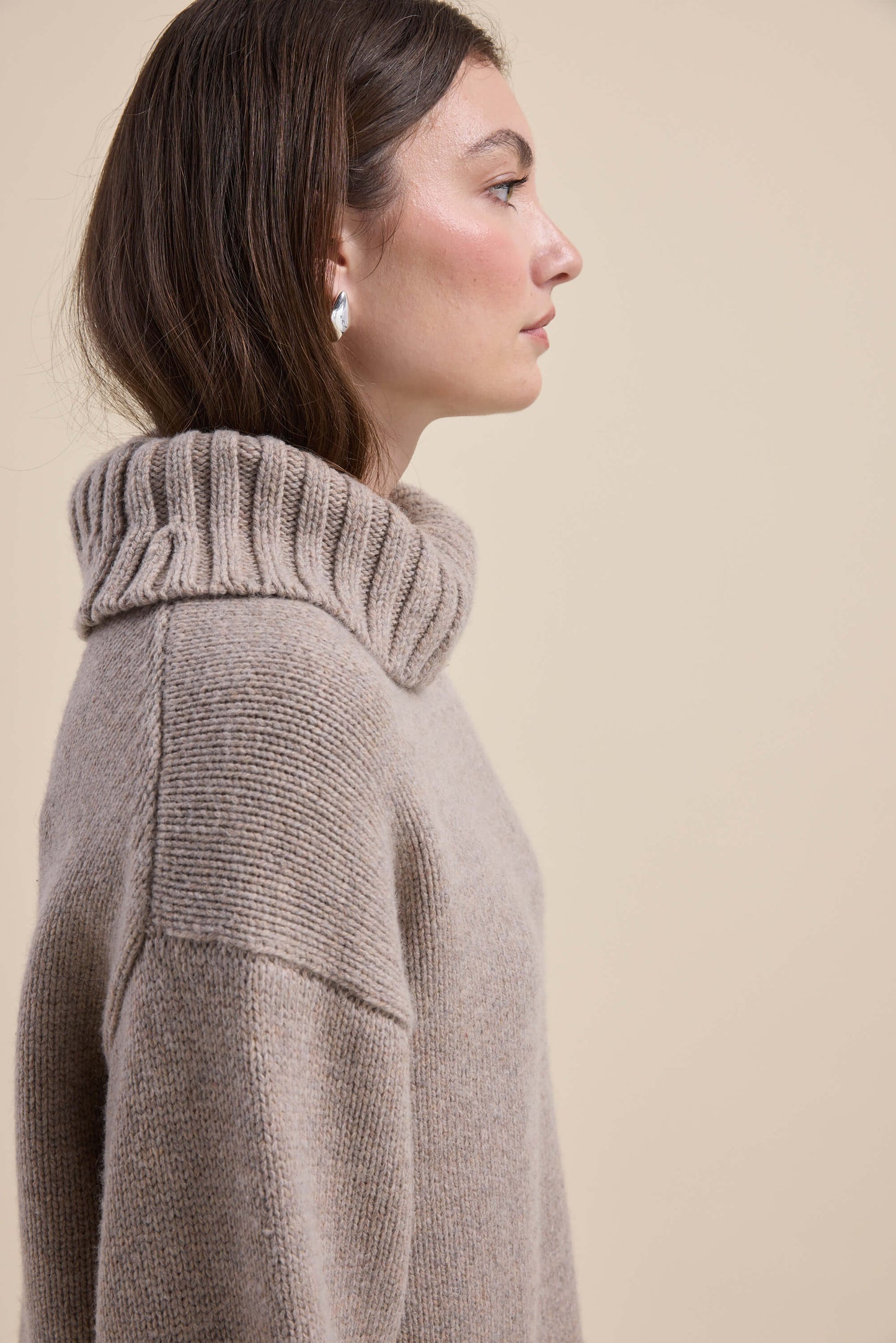 Holly Wool Blend Roll Neck Sweater