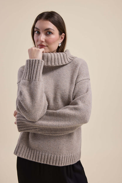 Holly Wool Blend Roll Neck Sweater