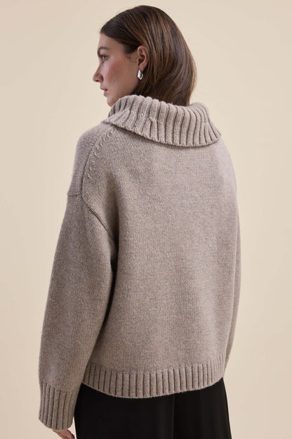 Holly Wool Blend Roll Neck Sweater