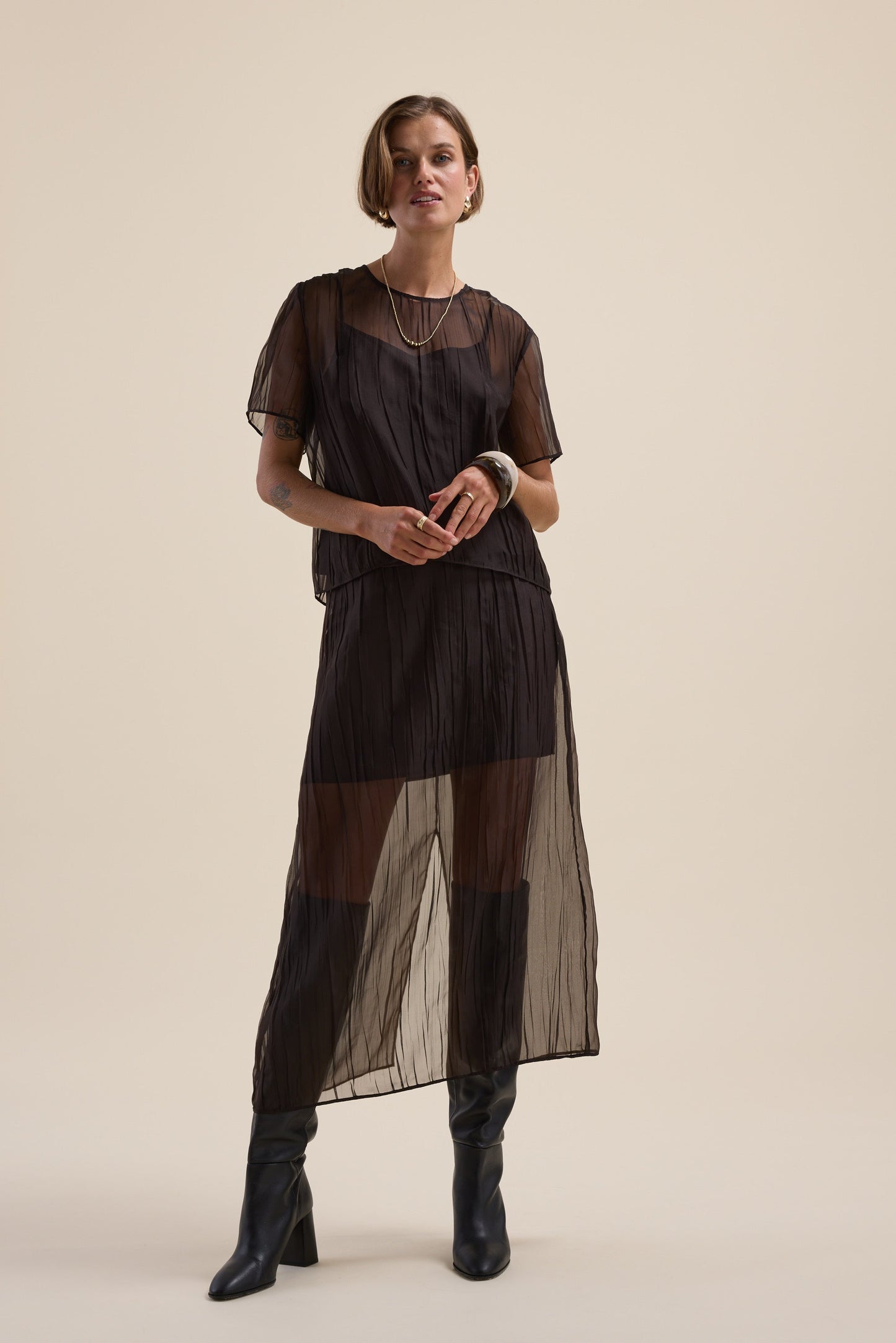 Cass Sheer Top