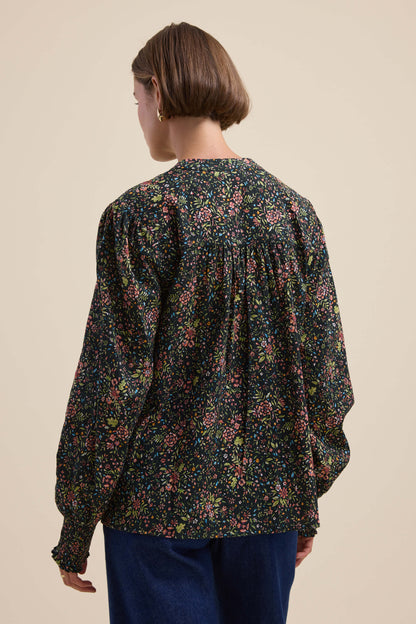 Elementary Button Front Top