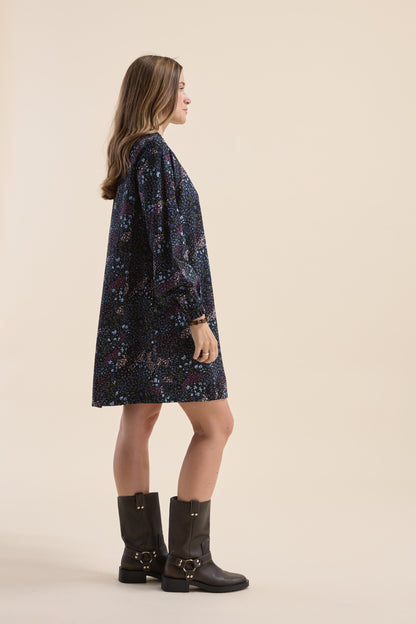 Vera Gathered Mini Dress