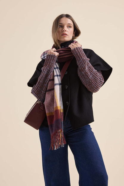 Sonya Wool Blend Cape