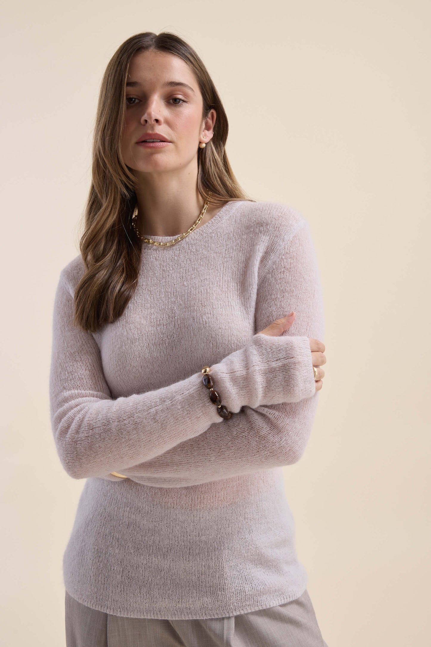 Thea Whisper Knit Sweater