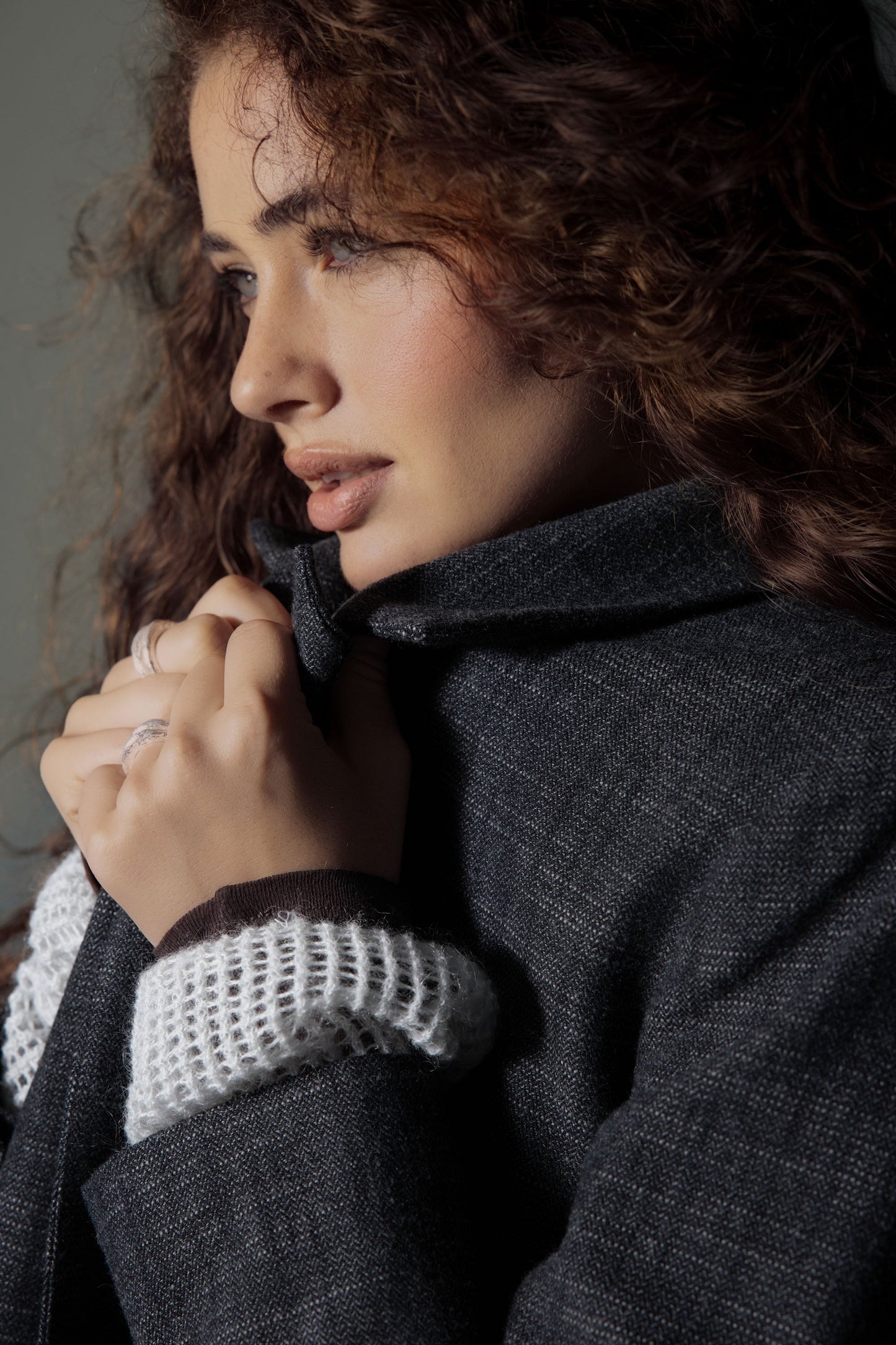 The Wool Blend Blazer Coat