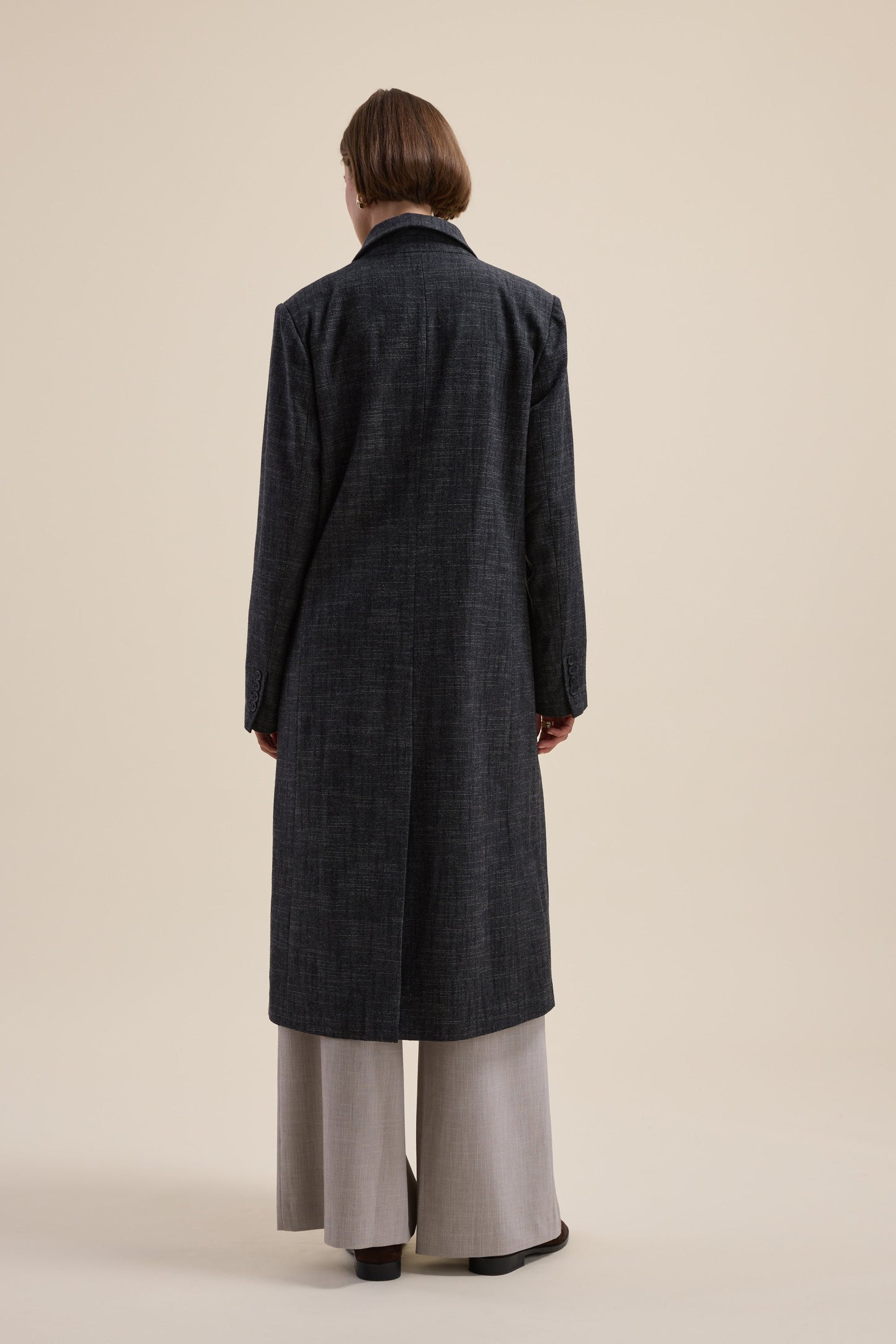 The Wool Blend Blazer Coat