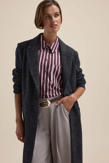 The Wool Blend Blazer Coat