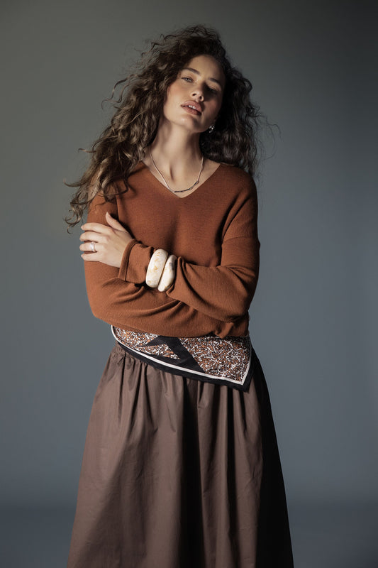 The ZQ Merino Relaxed V Neck Sweater