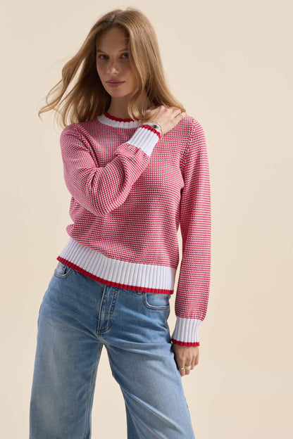 Callie Knit Detail Sweater
