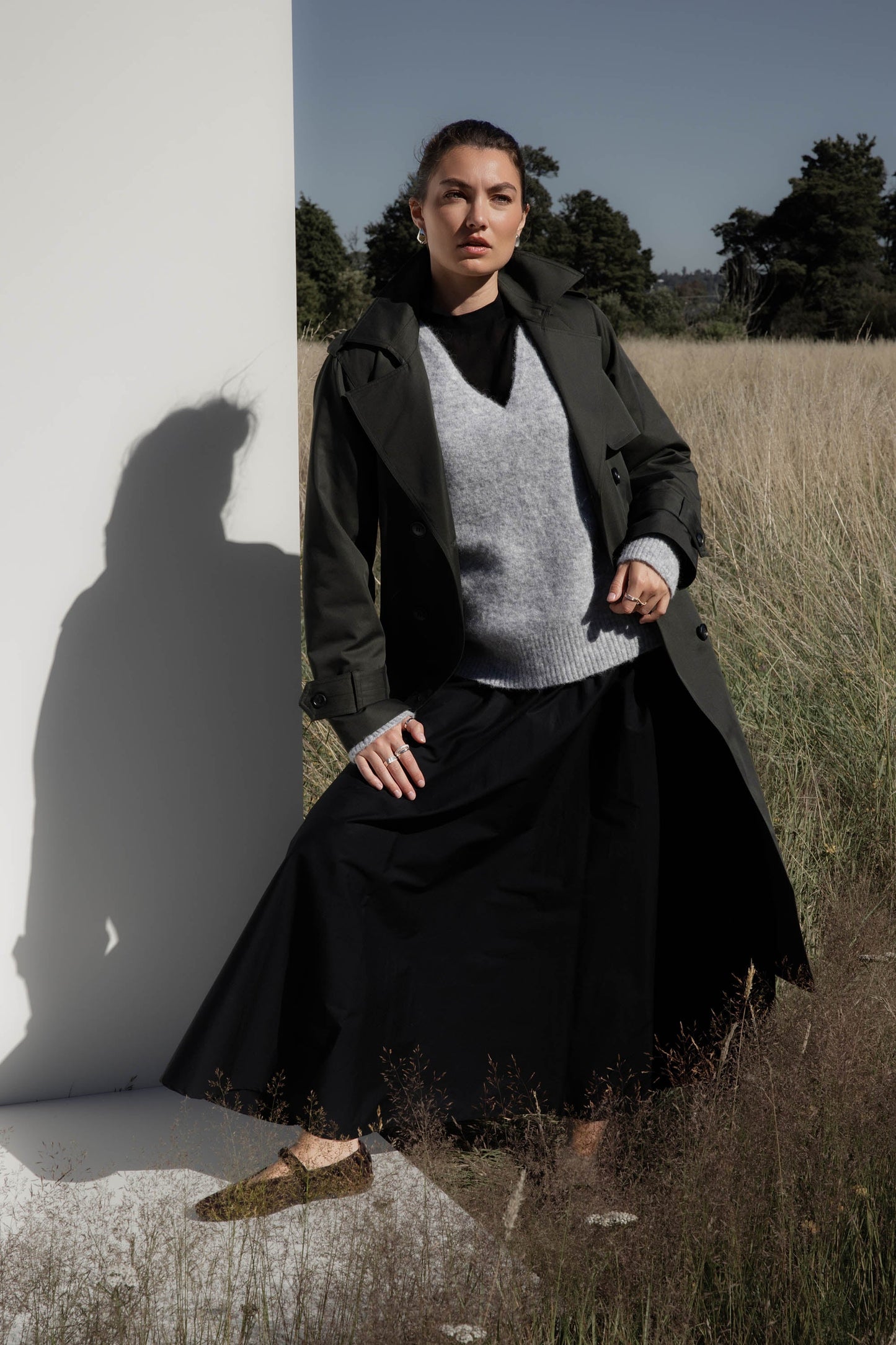 The Luxe Whisper Relaxed V Neck Sweater