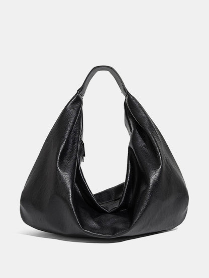 Large-Capacity Slouchy Hobo Bag