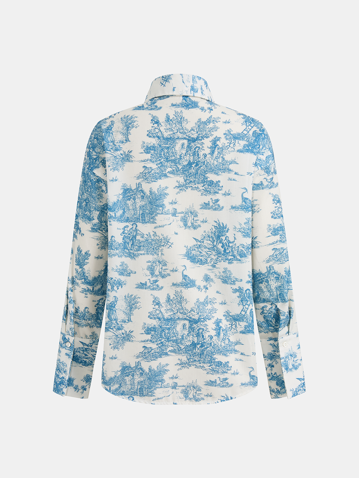 Printed Long sleeve Shirt & Shorts Set