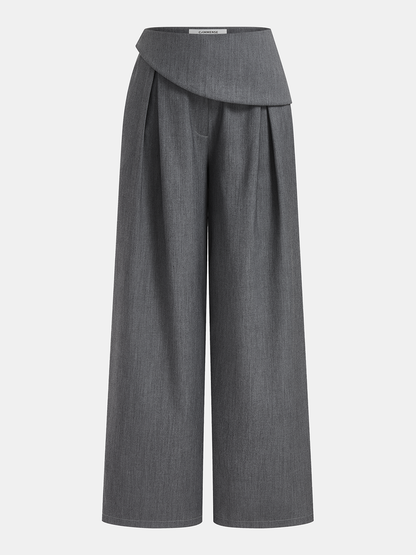 Asymmetrical Halter Crop Top & Pants Set