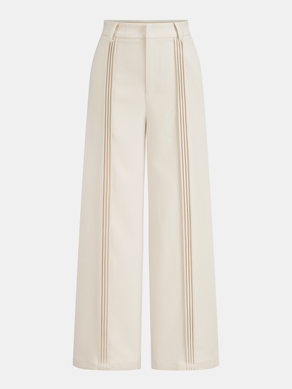 Belted Cami Top & Pleated Wide Leg Pants Set