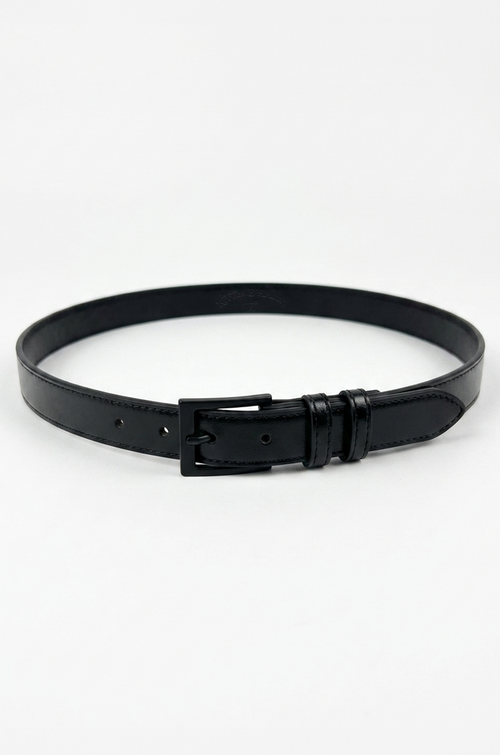 Belle Boheme Follies Skinny Belt (Black)