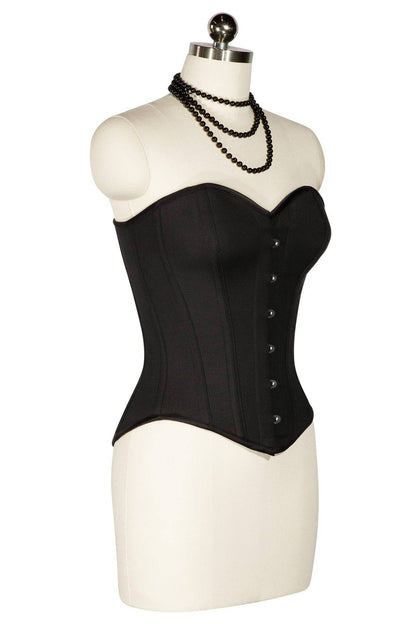 D'Amour Steel Boned Corset (Black)