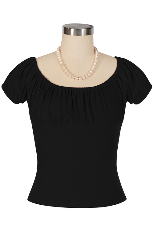 La Vita Romantica Follies Juliette Top (Black)