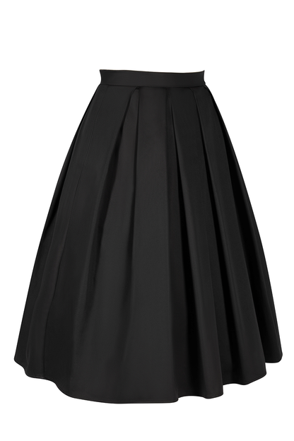 Kitten Noir Tea Length Full Skirt