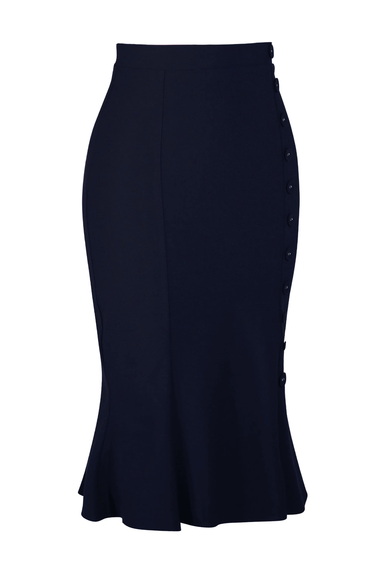 D'Amour Mermaid Wiggle Skirt (Navy)