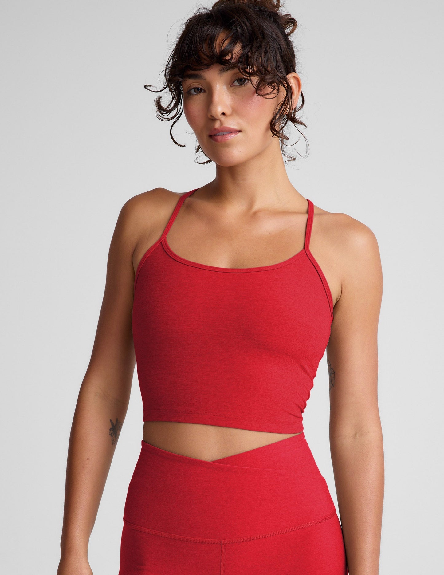 Spacedye™ Slim Racerback Cropped Tank
