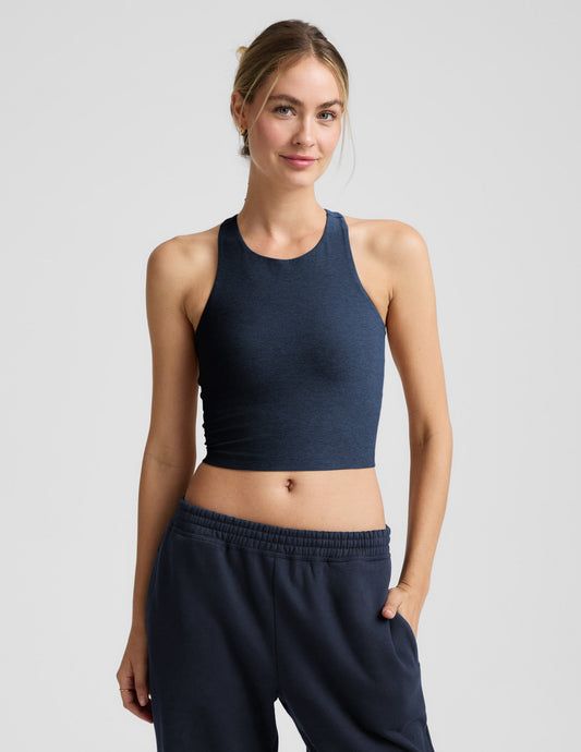 Spacedye™ High Neck Cropped Tank