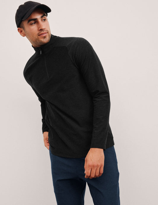 Spacedye™ Terrain Men's Quarter Zip Pullover