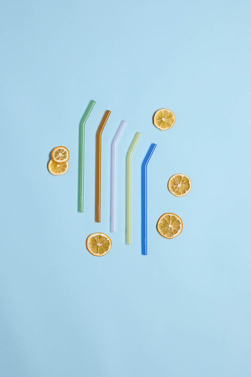 Sucker Drinking Glass Straws