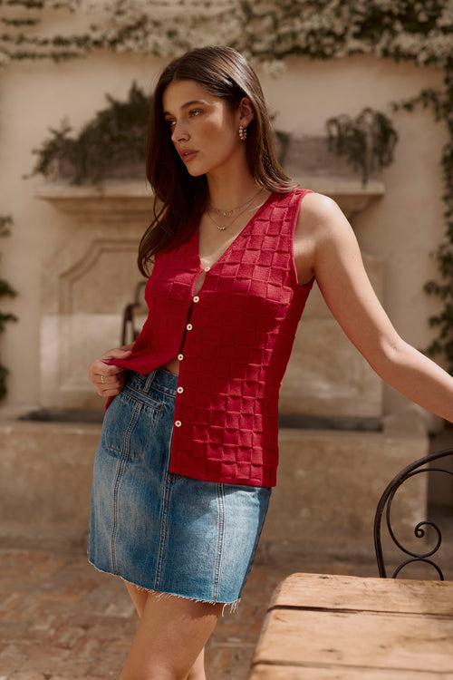 Opal Knit Vest Top
