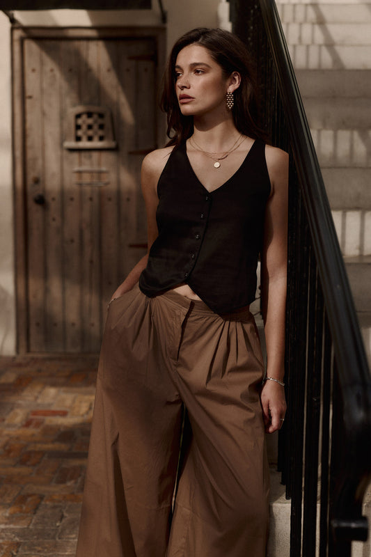 Tia Sheer Vest Top